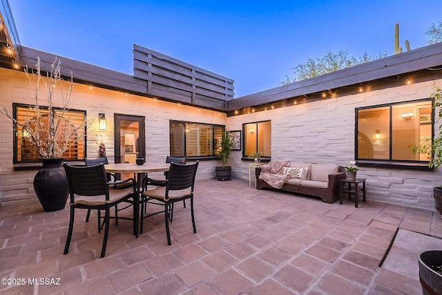 4401 E Havasu Rd, Tucson, AZ 85718 - view of patio / terrace featuring outdoor dining space