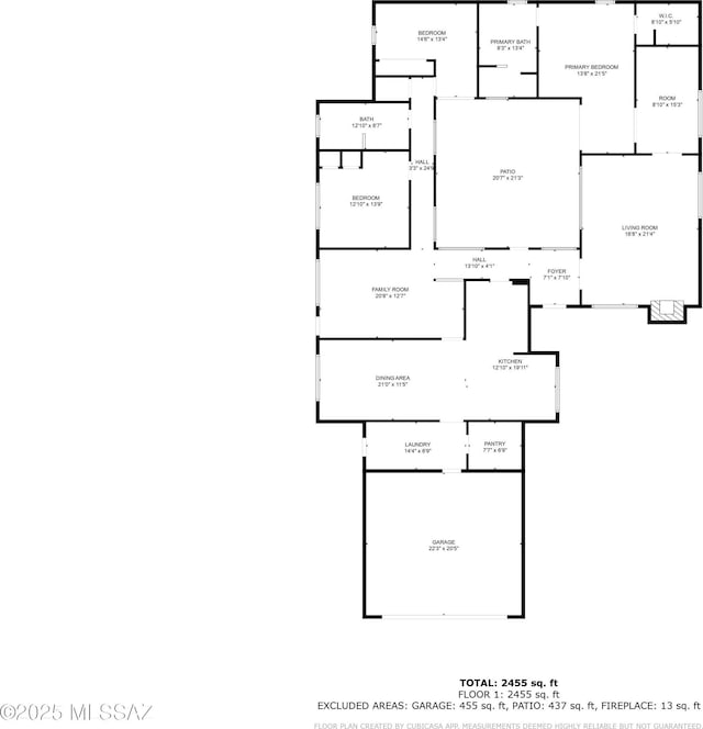 4401 E Havasu Rd, Tucson, AZ 85718 - floor plan