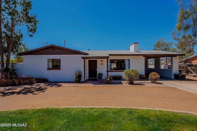 3315 N Tucson Blvd, Tucson, AZ 85716 - single story home featuring stucco siding and a chimney