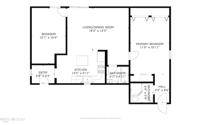 3751 E Flower St, Tucson, AZ 85716 - view of layout