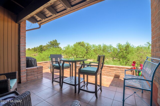 view of patio / terrace featuring outdoor dining area