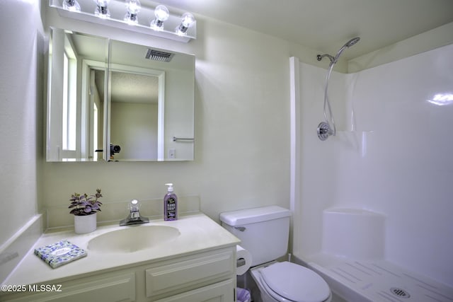 3061 W Avenida Cresta, Tucson, AZ 85745 - full bathroom featuring toilet, a shower, and vanity