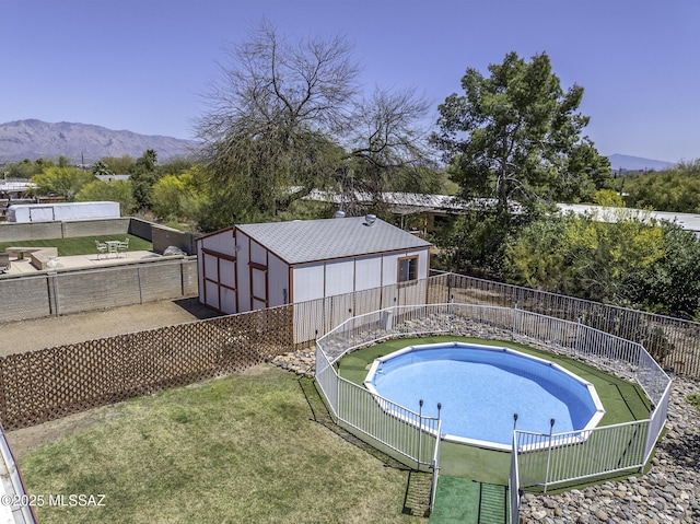 3061 W Avenida Cresta, Tucson, AZ 85745 - view of pool with a mountain view