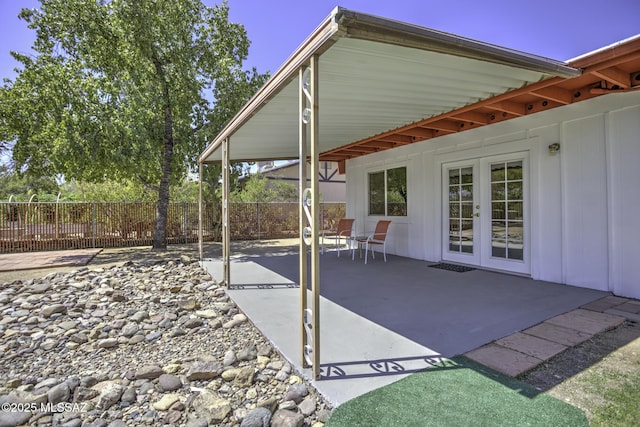 3061 W Avenida Cresta, Tucson, AZ 85745 - view of patio with french doors