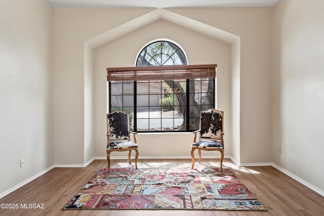 11460 N Palmetto Dunes Ave, Tucson, AZ 85737 - sitting room with baseboards and wood finished floors