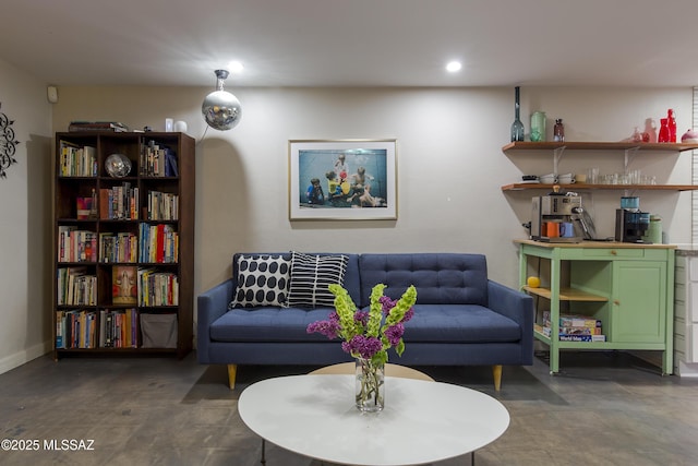 1321 N Norris Ave, Tucson, AZ 85719 - sitting room featuring recessed lighting and baseboards