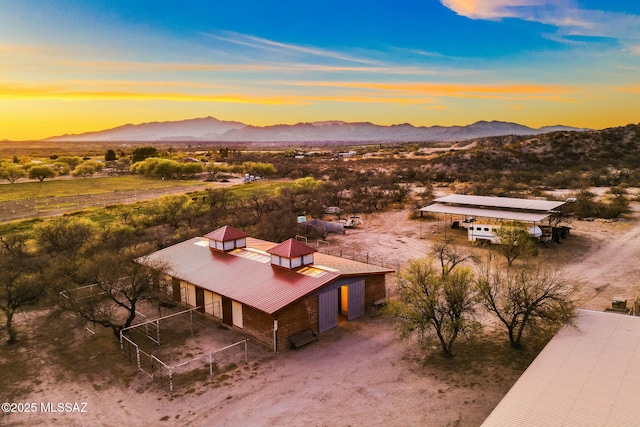 822 E Pomerene Rd, Benson, AZ 85602 - overview of rural landscape with a mountainous background