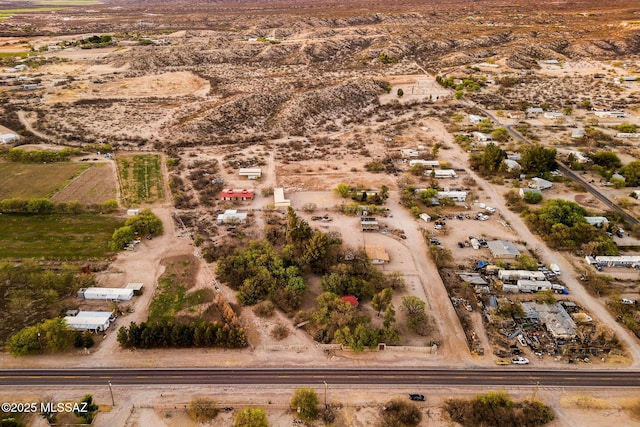 822 E Pomerene Rd, Benson, AZ 85602 - aerial overview of property's location featuring rural landscape and a desert landscape