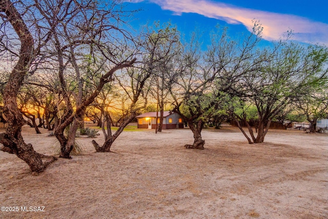 822 E Pomerene Rd, Benson, AZ 85602 - view of yard at dusk