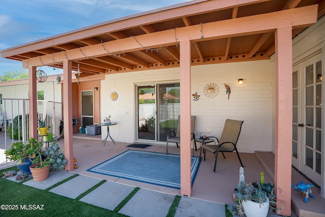 view of patio