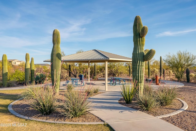 2271 W Azure Creek Loop, Tucson, AZ 85742 - view of home's community with a gazebo