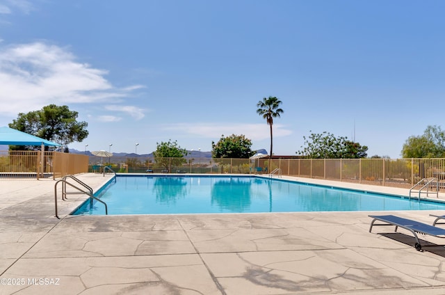 5273 W Fireopal Way, Tucson, AZ 85742 - pool featuring a patio area and fence