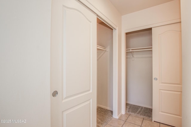 view of closet