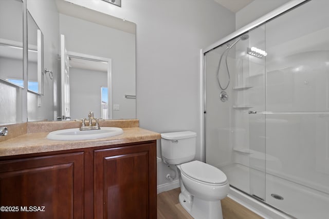 21700 E Governor Dr, Red Rock, AZ 85145 - full bath featuring toilet, vanity, and a stall shower