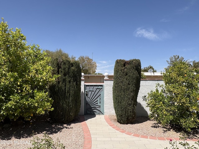 291 E Los Rincones, Green Valley, AZ 85614 - view of gate with a water view