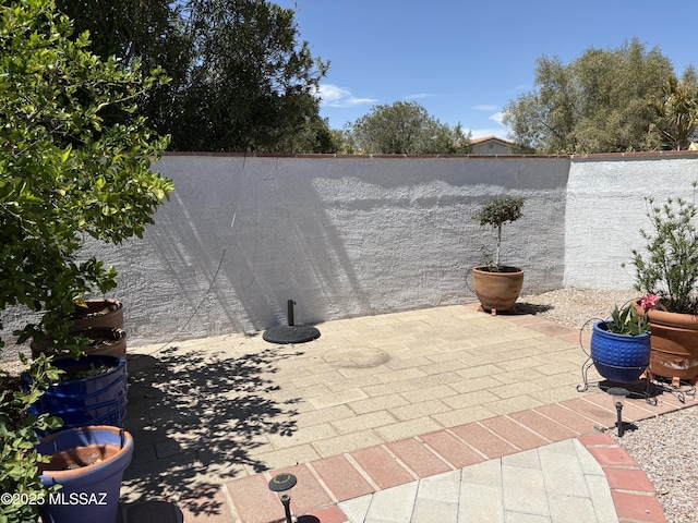 291 E Los Rincones, Green Valley, AZ 85614 - view of patio featuring a fenced backyard