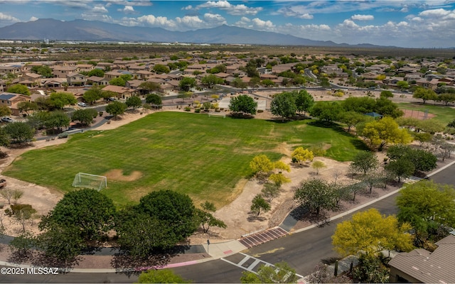 9125 S Crows Nest Ct, Tucson, AZ 85756 - aerial view of residential area featuring a mountainous background