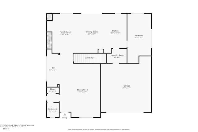 9125 S Crows Nest Ct, Tucson, AZ 85756 - property floor plan