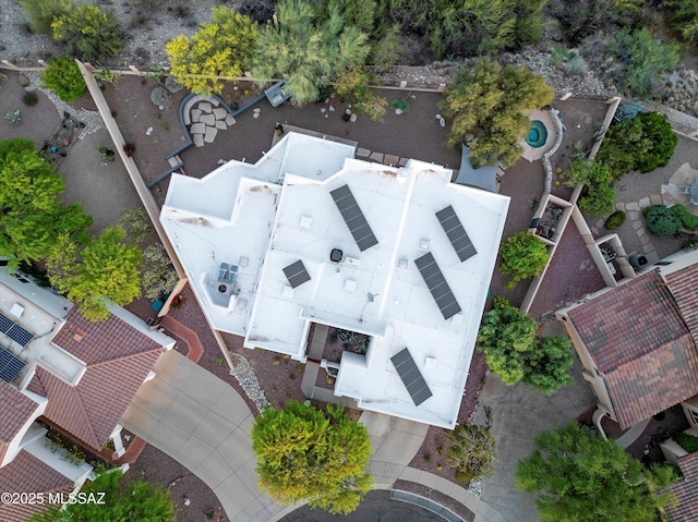 drone / aerial view