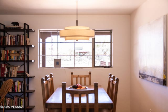 view of dining area