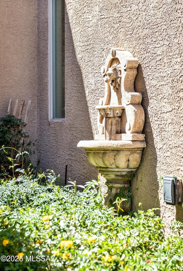 details with stucco siding