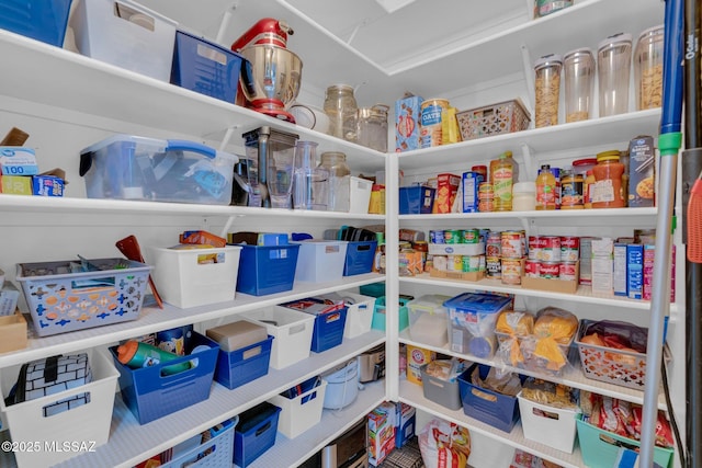 view of pantry