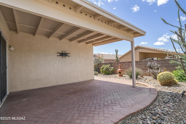 2253 W Catalina View Dr, Tucson, AZ 85742 - view of patio with fence