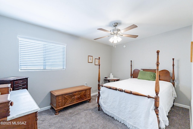 649 W Via, San Mateo, Green Valley, AZ 85614 - carpeted bedroom with baseboards and ceiling fan