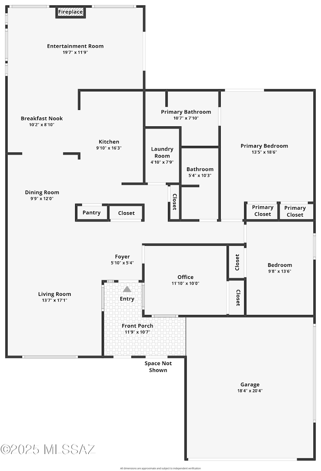 649 W Via, San Mateo, Green Valley, AZ 85614 - floor plan