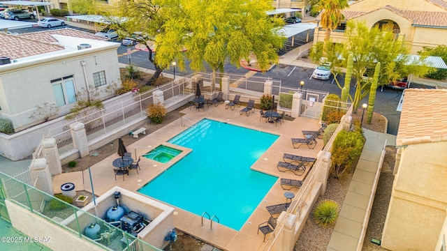 101 S Players Club Dr Unit 12103, Tucson, AZ 85745 - pool with a patio and fence