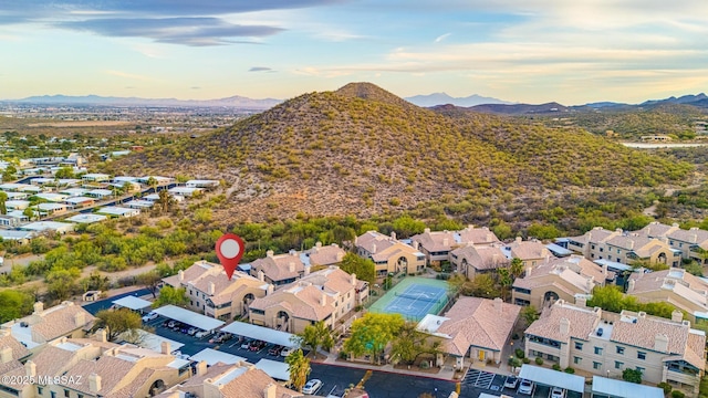 101 S Players Club Dr Unit 12103, Tucson, AZ 85745 - aerial view with a mountain view and a residential view