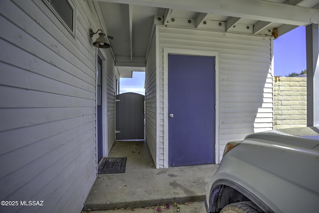 7217 E Fayette St, Tucson, AZ 85730 - view of exterior entry with a gate