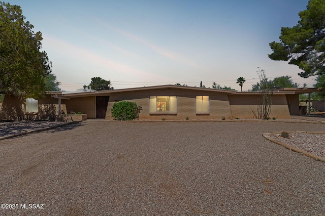 6821 N Cassim Pl, Tucson, AZ 85704 - view of front of property with brick siding