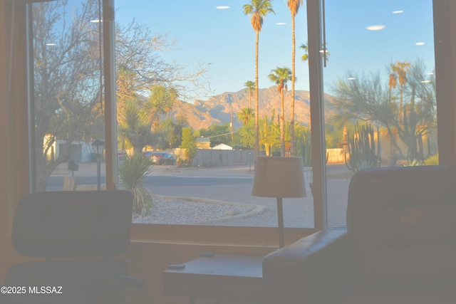 6821 N Cassim Pl, Tucson, AZ 85704 - doorway with a mountain view
