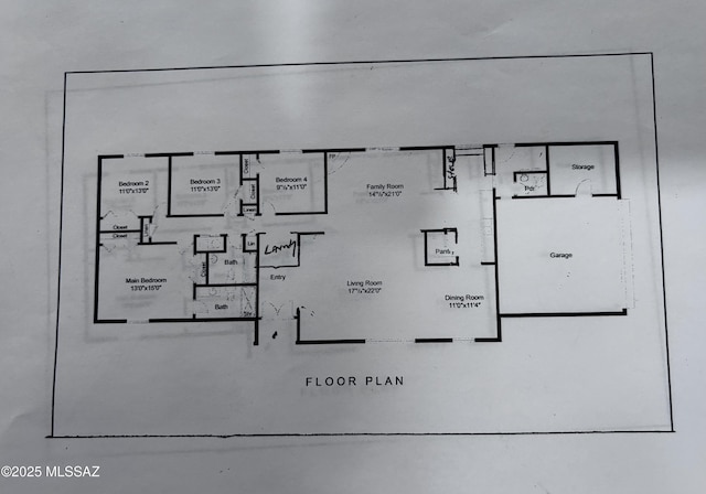 6821 N Cassim Pl, Tucson, AZ 85704 - home floor plan