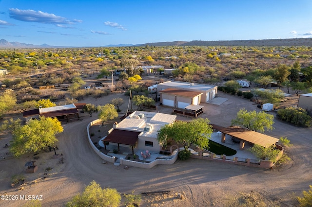 17300 S Camino Cartagena, Sahuarita, AZ 85629 - birds eye view of property featuring a mountain view