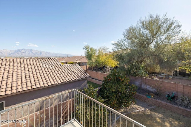 3969 W Pine Creek Way, Tucson, AZ 85745 - balcony with a mountain view