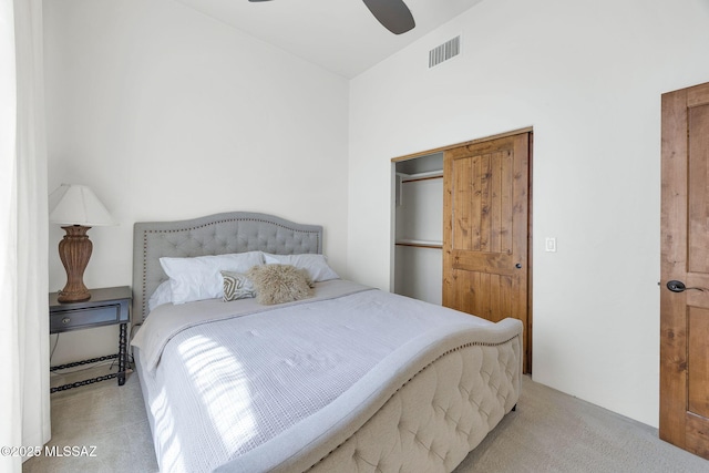 11028 N Pusch Ridge View Pl, Oro Valley, AZ 85737 - carpeted bedroom with ceiling fan
