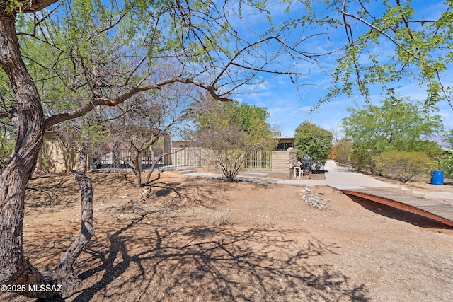 view of fenced yard