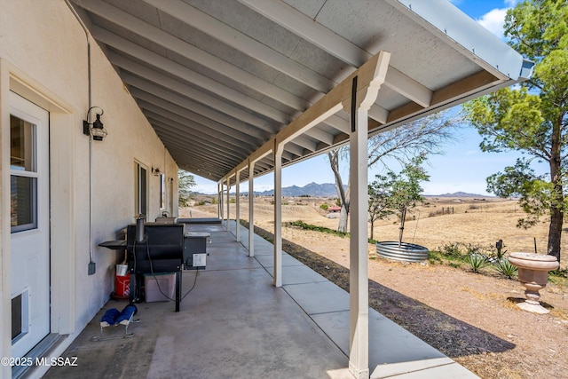 20 Buckskin Ln, Sonoita, AZ 85637 - view of patio featuring a mountain view