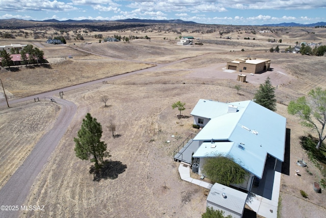 20 Buckskin Ln, Sonoita, AZ 85637 - aerial view featuring a rural view, a mountain view, and a desert view
