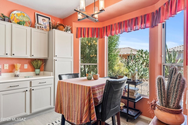 7541 W Wandering Coyote Dr, Tucson, AZ 85743 - dining area featuring a chandelier