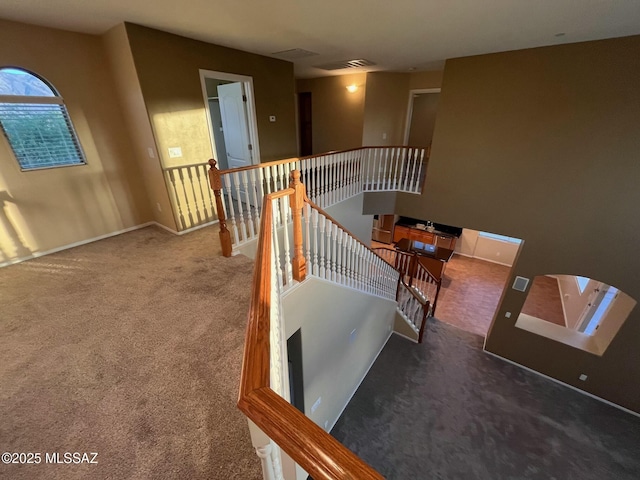 60954 Rock Ledge Loop, Tucson, AZ 85739 - stairway with carpet floors and baseboards