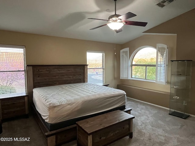 60954 Rock Ledge Loop, Tucson, AZ 85739 - bedroom with carpet floors, baseboards, and a ceiling fan