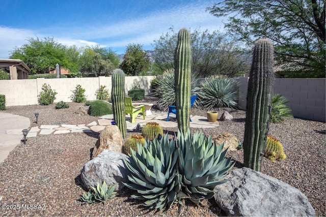 61867 E Ironwood Ln, Tucson, AZ 85739 - view of yard with a fenced backyard and a patio area