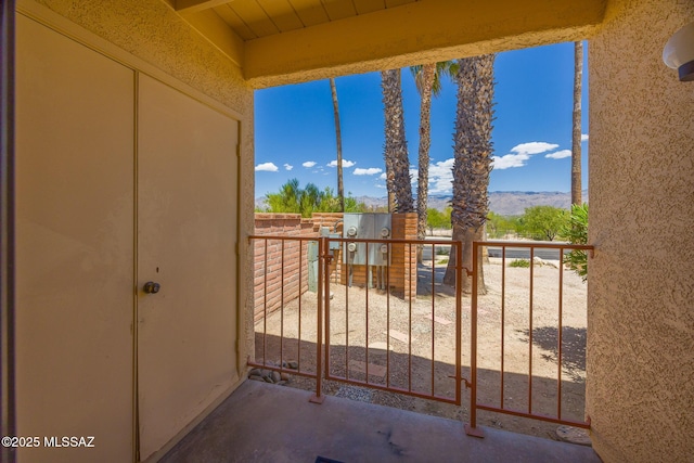 10127 E Achi, Tucson, AZ 85748 - balcony featuring a mountain view