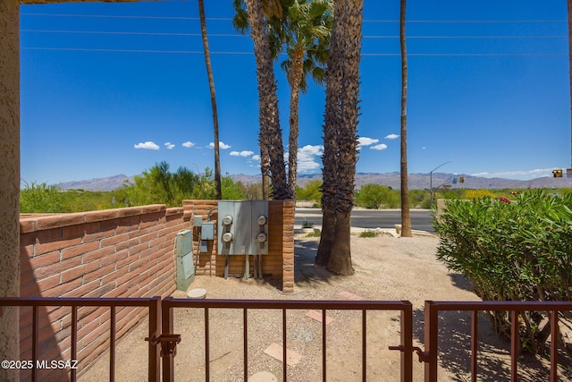 10127 E Achi, Tucson, AZ 85748 - view of yard featuring a mountain view