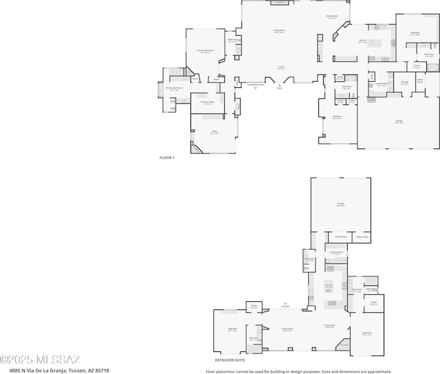 4915 N Via De La Granja, Tucson, AZ 85718 - room layout