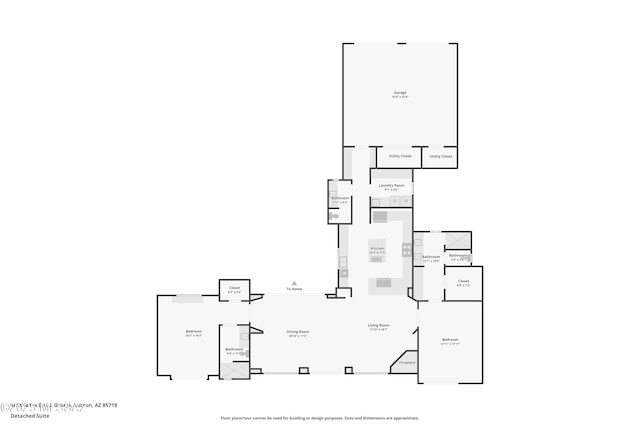 4915 N Via De La Granja, Tucson, AZ 85718 - room layout