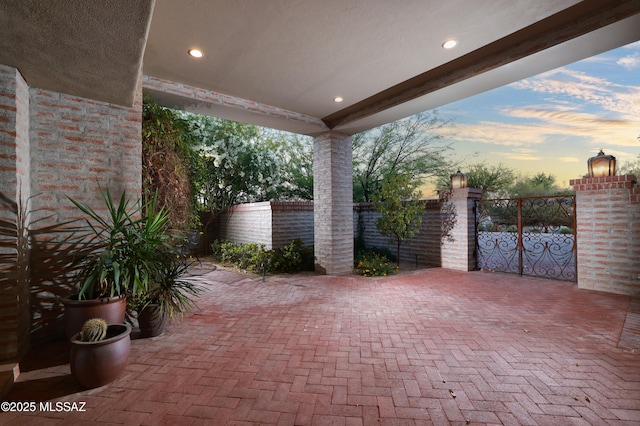 4915 N Via De La Granja, Tucson, AZ 85718 - view of patio / terrace featuring fence